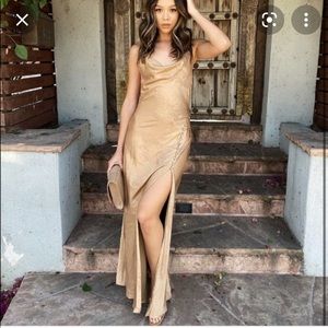 Starlow Like A Rose Button Slip Dress